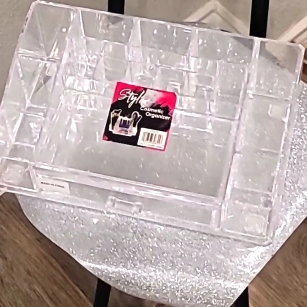 Stylin' Acrylic Multi Compartment Storage Cosmetic Organizer